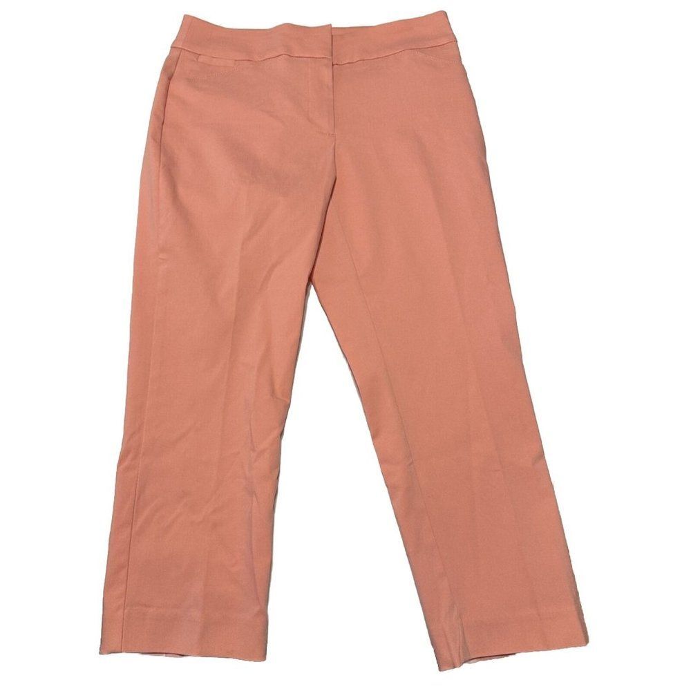 Attyre Woman’s 4P X 21” L Petite Pink Stretch Casual Capri Pant Shorts